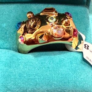 NWT Kurt Geiger London cocktail Ring size 9 new velvet pouch new with tag